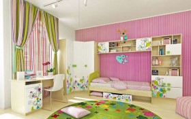 Детская комната Флёр (Белый/корпус Клен) в Горняке - gornyak.katalogmebeli.com | фото 4
