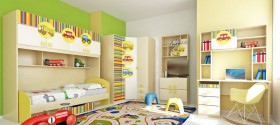 Детская комната Клаксон (Бежевый/корпус Клен) в Горняке - gornyak.katalogmebeli.com | фото 5