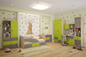 Детская комната Пуговка в Горняке - gornyak.katalogmebeli.com | фото