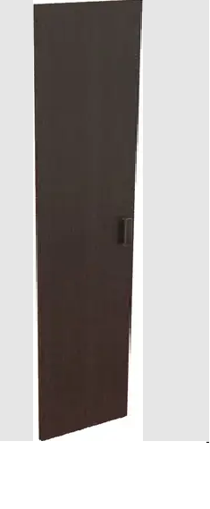 Дверь из ЛДСП к узкому стеллажу К-975. Ф Венге в Горняке - gornyak.katalogmebeli.com | фото