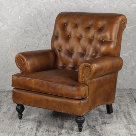 Кресло кожаное Чарльз в Горняке - gornyak.katalogmebeli.com | фото