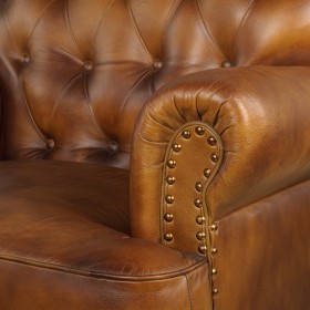 Кресло кожаное Чарльз в Горняке - gornyak.katalogmebeli.com | фото 5