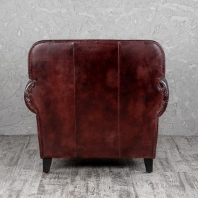Кресло кожаное Элегант (Бордовый) в Горняке - gornyak.katalogmebeli.com | фото 5