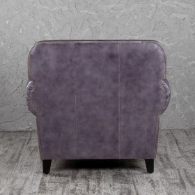 Кресло кожаное Элегант (Фиолетовый) в Горняке - gornyak.katalogmebeli.com | фото 7