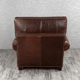 Кресло кожаное Лофт Аристократ (ширина 1100 мм) в Горняке - gornyak.katalogmebeli.com | фото 7