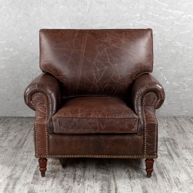 Кресло кожаное Лофт Аристократ (ширина 1100 мм) в Горняке - gornyak.katalogmebeli.com | фото 8