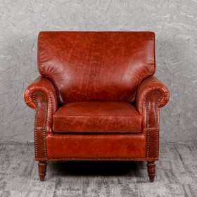 Кресло кожаное Лофт Аристократ (кожа буйвола) в Горняке - gornyak.katalogmebeli.com | фото 8