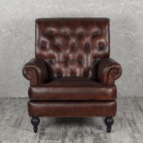Кресло кожаное Лофт Чарльз в Горняке - gornyak.katalogmebeli.com | фото 8
