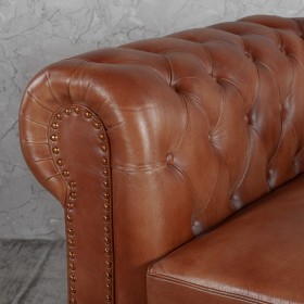 Кресло кожаное Лофт Честер (кожа) в Горняке - gornyak.katalogmebeli.com | фото 3