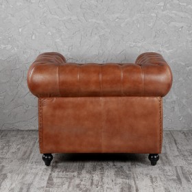 Кресло кожаное Лофт Честер (кожа) в Горняке - gornyak.katalogmebeli.com | фото 7