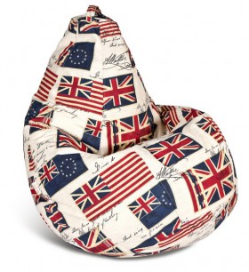 Кресло-мешок Британский Флаг в Горняке - gornyak.katalogmebeli.com | фото