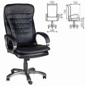 Кресло офисное BRABIX Omega EX-589 (черное) в Горняке - gornyak.katalogmebeli.com | фото