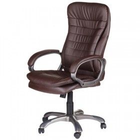 Кресло офисное BRABIX Omega EX-589 (коричневое) в Горняке - gornyak.katalogmebeli.com | фото 4