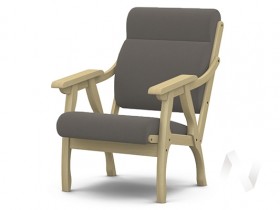 Кресло Вега-10 (бесцветный лак/ULTRA STONE) в Горняке - gornyak.katalogmebeli.com | фото