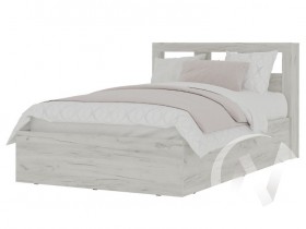 Кровать 1,2 МС Гранд (дуб крафт белый) в Горняке - gornyak.katalogmebeli.com | фото