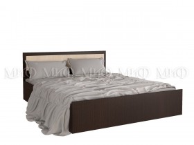 Кровать 1,4 Фиеста (Венге/Дуб беленый) в Горняке - gornyak.katalogmebeli.com | фото