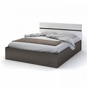 Кровать 1,4м Спальня Вегас (белый глянец) в Горняке - gornyak.katalogmebeli.com | фото