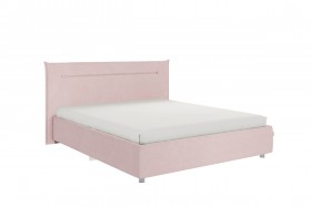 Кровать 1,6 Альба с основанием (Нежно-розовый велюр) в Горняке - gornyak.katalogmebeli.com | фото