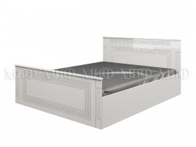 Кровать Афина-1 1,4 м (Белый/Белый глянец) в Горняке - gornyak.katalogmebeli.com | фото