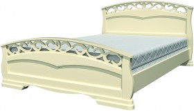 Кровать Грация-1 из массива сосны 1400*2000 Орех в Горняке - gornyak.katalogmebeli.com | фото 21