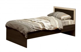 Кровать одинарная 21.55 (шир. 900) с настилом (венге/профиль дуб линдберг)/осн. в Горняке - gornyak.katalogmebeli.com | фото
