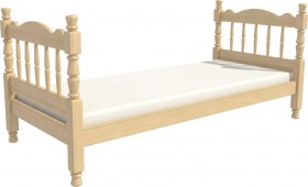 Кровать одинарная Аленка из массива сосны 800*1890 Сосна в Горняке - gornyak.katalogmebeli.com | фото 3