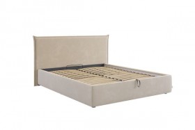 Кровать с подъемным механизмом Лада 160х200 см (графит (велюр)) в Горняке - gornyak.katalogmebeli.com | фото 5