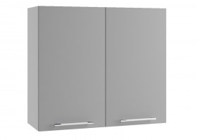 Лофт П 800 шкаф верхний (Штукатурка белая/корпус Серый) в Горняке - gornyak.katalogmebeli.com | фото