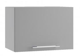 Лофт ПГ 500 шкаф верхний горизонтальный (Штукатурка белая/корпус Серый) в Горняке - gornyak.katalogmebeli.com | фото