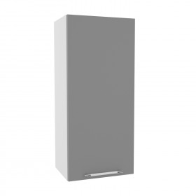 Лофт ВП 400 шкаф верхний высокий (Штукатурка белая/корпус Серый) в Горняке - gornyak.katalogmebeli.com | фото
