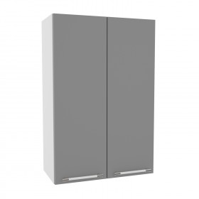 Лофт ВП 600 шкаф верхний высокий (Штукатурка белая/корпус Серый) в Горняке - gornyak.katalogmebeli.com | фото