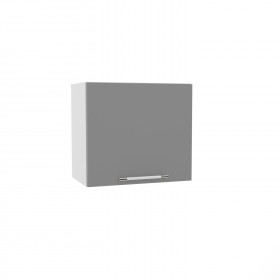 Лофт ВПГ 500 шкаф верхний горизонтальный высокий (Штукатурка белая/корпус Серый) в Горняке - gornyak.katalogmebeli.com | фото