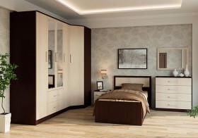 Модульная спальня Фиеста в Горняке - gornyak.katalogmebeli.com | фото 3