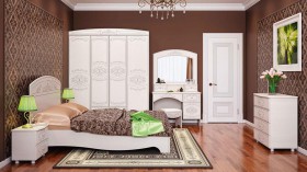 Модульная спальня Каролина в Горняке - gornyak.katalogmebeli.com | фото