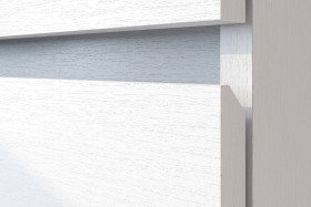 Модульная система "Токио" Тумба прикроватная Белый текстурный / Белый текстурный в Горняке - gornyak.katalogmebeli.com | фото 4