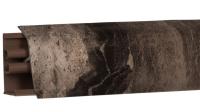 Плинтус LB-38, L=3000мм, мрамор бергамо темный в Горняке - gornyak.katalogmebeli.com | фото