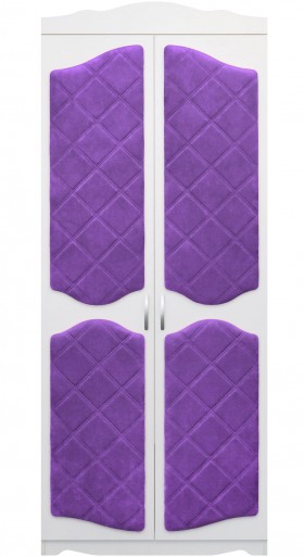 Шкаф 2-х створчатый серии Иллюзия 32 фиолетовый в Горняке - gornyak.katalogmebeli.com | фото