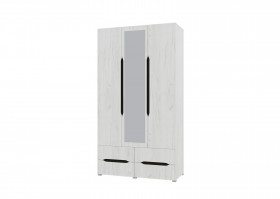 Шкаф 3-х створчатый с ящиками и зеркалом Вега (Прованс) в Горняке - gornyak.katalogmebeli.com | фото