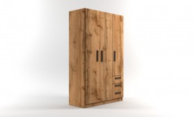 Шкаф 3-х створчатый с ящиками Шервуд (Дуб Вотан) в Горняке - gornyak.katalogmebeli.com | фото