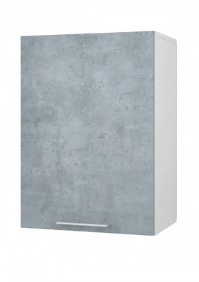 Шкаф 45 с фасадом Лофт (Камень Оленна/Белый) в Горняке - gornyak.katalogmebeli.com | фото