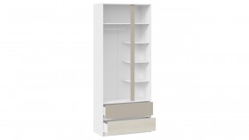 Шкаф для одежды комбинированный «Сканди» Дуб Гарден/Белый/Глиняный серый в Горняке - gornyak.katalogmebeli.com | фото 2