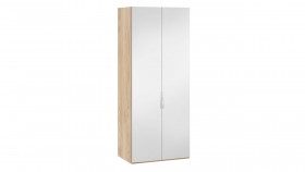 Шкаф для одежды с 2 зеркальными дверями «Эмбер» Яблоня Беллуно в Горняке - gornyak.katalogmebeli.com | фото