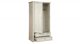 Шкаф для одежды "Сохо" (бетон пайн белый/2 ящика/зеркало) в Горняке - gornyak.katalogmebeli.com | фото 3