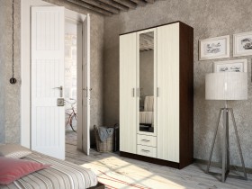 Шкаф-для одежды Трио в Горняке - gornyak.katalogmebeli.com | фото