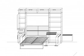 Шкаф-кровать с диваном Каролина в Горняке - gornyak.katalogmebeli.com | фото 6