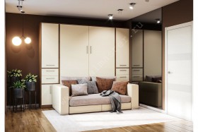 Шкаф-кровать с диваном Злата в Горняке - gornyak.katalogmebeli.com | фото