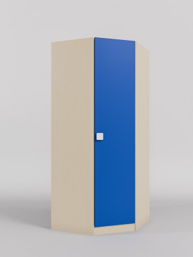 Шкаф угловой (угловая секция) Скай (Синий/корпус Клен) в Горняке - gornyak.katalogmebeli.com | фото 1