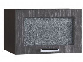 Шкаф верхний горизонтальный со стеклом 510, ШВГС 510 (Клен серый/корпус венге) в Горняке - gornyak.katalogmebeli.com | фото