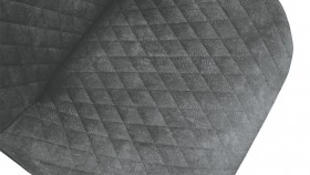 Стул «Оливер» К3 Черный/Микровелюр Wellmart Graphite в Горняке - gornyak.katalogmebeli.com | фото 3