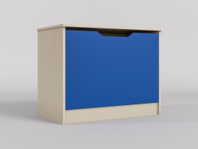 Ящик для игрушек Скай (Синий/корпус Клен) в Горняке - gornyak.katalogmebeli.com | фото